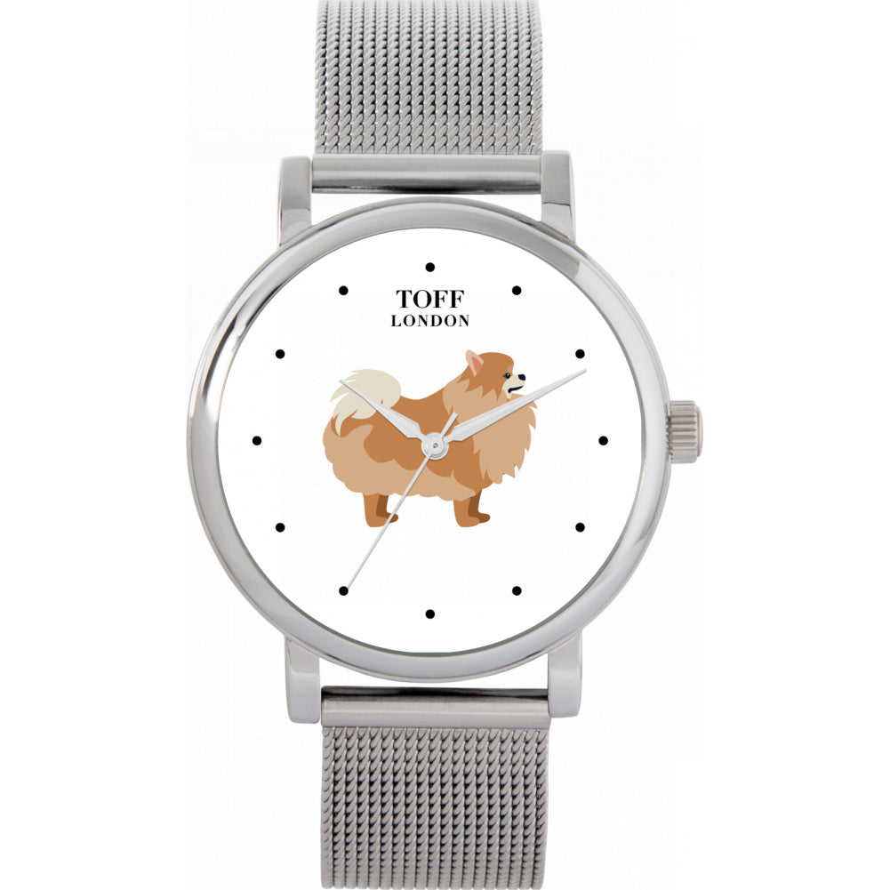 Ladies Pomeranian Dog Watch