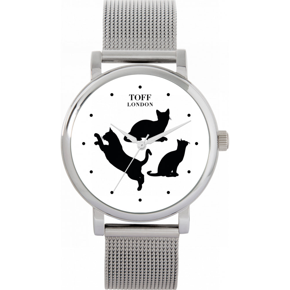 Ladies Playful Cats Watch