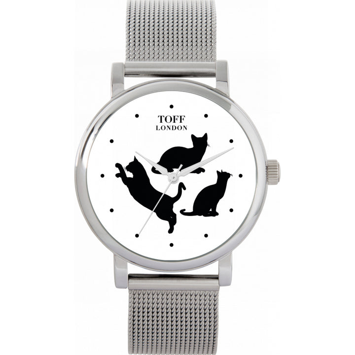 Ladies Playful Cats Watch