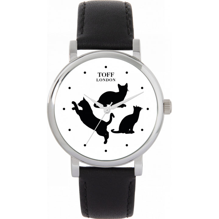 Ladies Playful Cats Watch