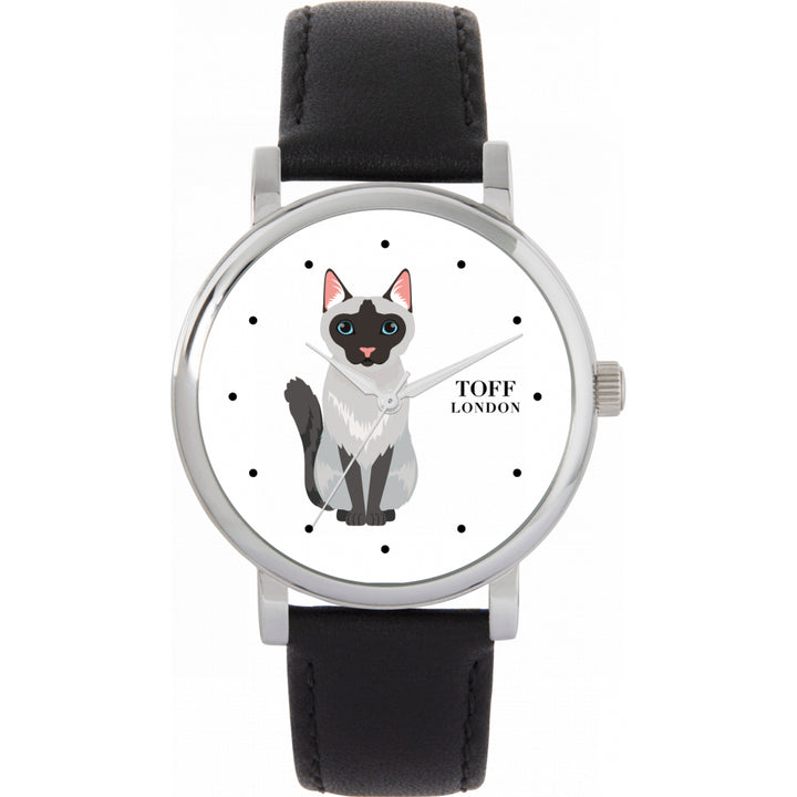 Ladies Siamese Cat Watch
