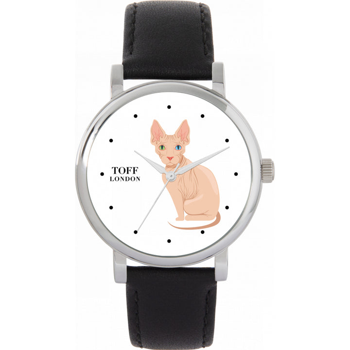 Ladies Sphynx Cat Watch