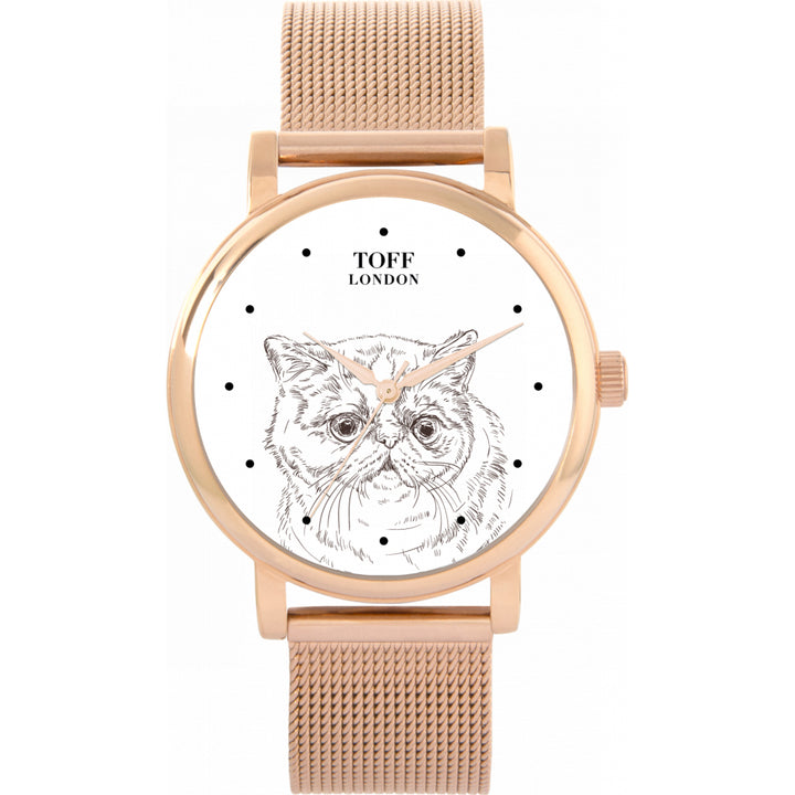 Ladies Exotic Cat Watch