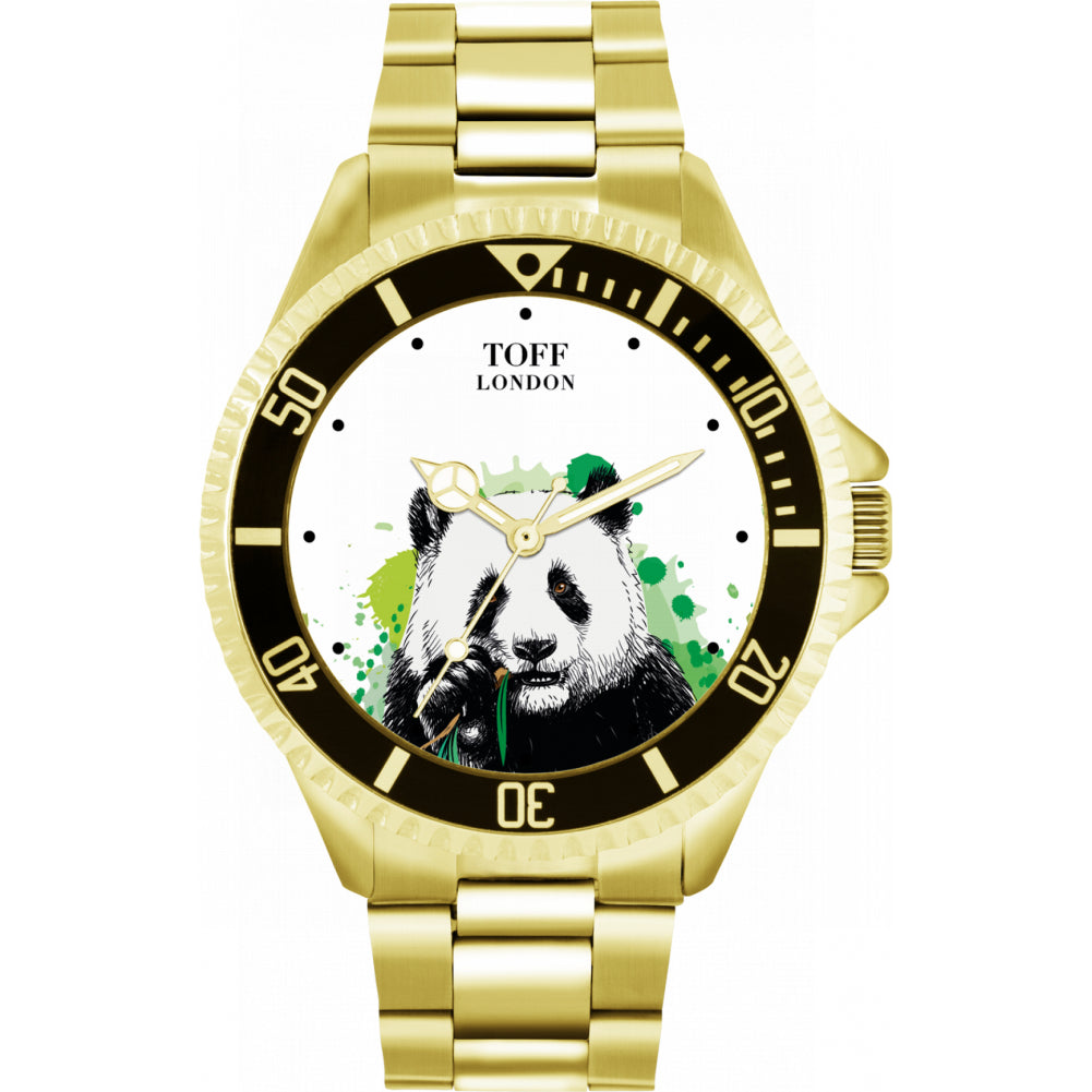 Mens Hungry Panda Head Watch