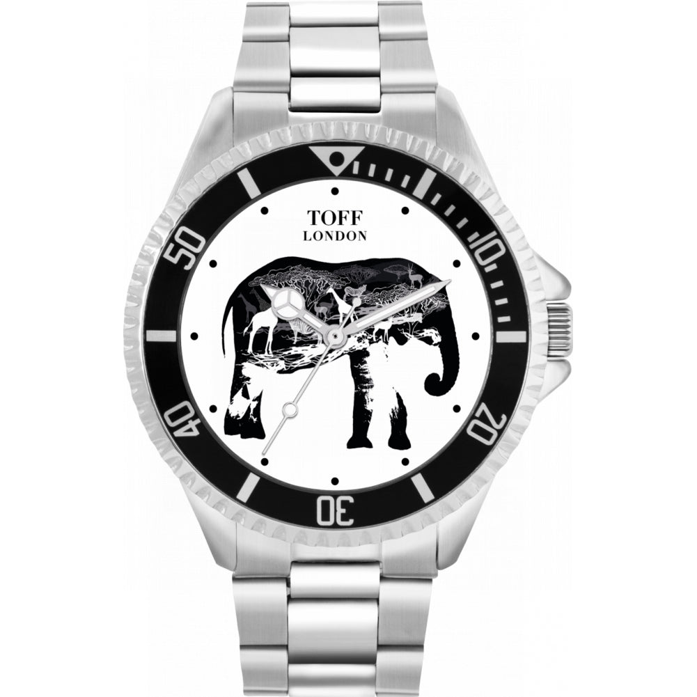 Mens Elephant Silhouette Watch
