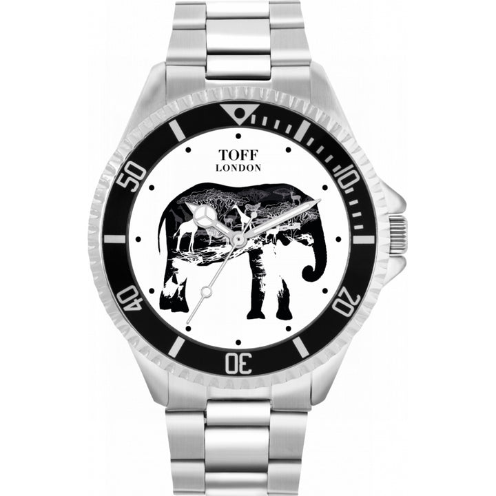Mens Elephant Silhouette Watch