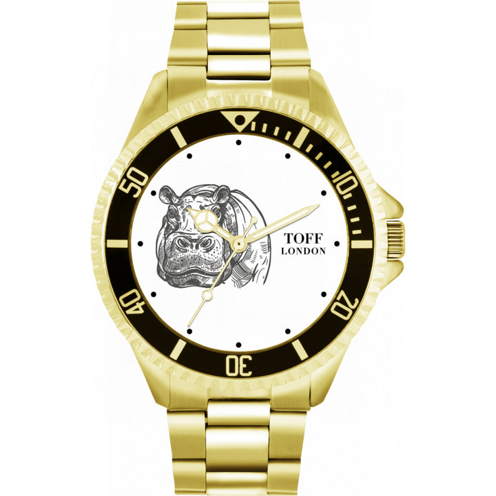 Mens Hippopotamus Sketch Watch
