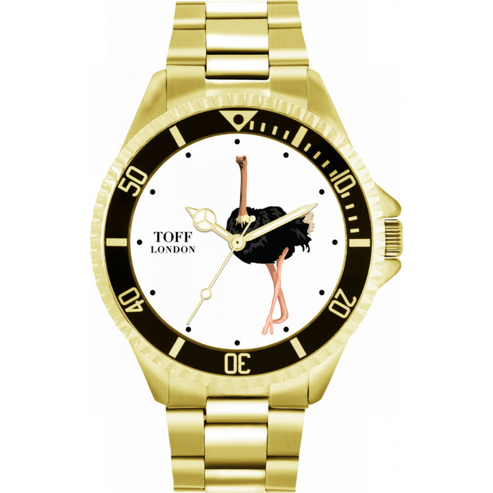 Mens Ostrich Watch