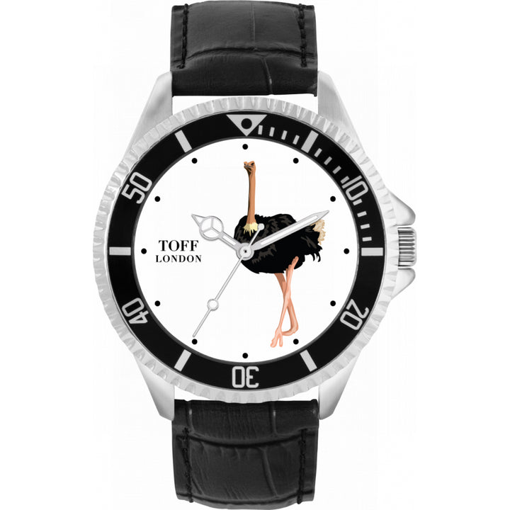Mens Ostrich Watch
