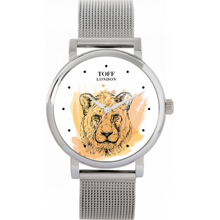 Ladies Lioness Watercolour Watch