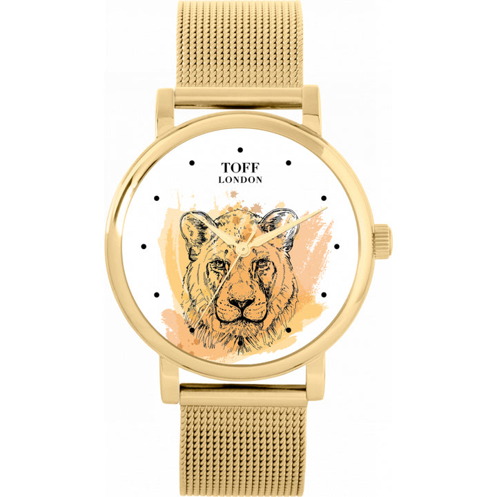 Ladies Lioness Watercolour Watch