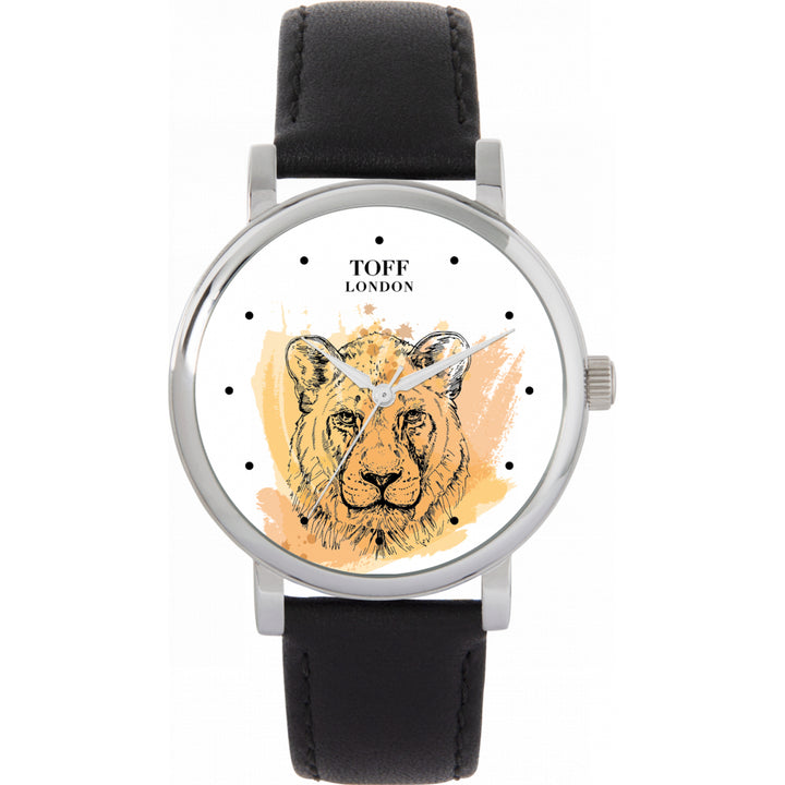 Ladies Lioness Watercolour Watch