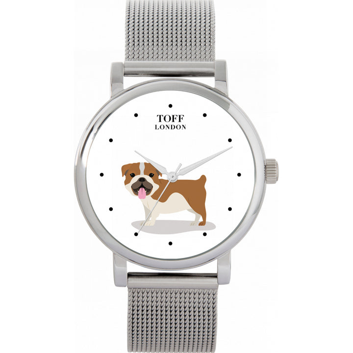 Ladies English Bulldog Dog Watch