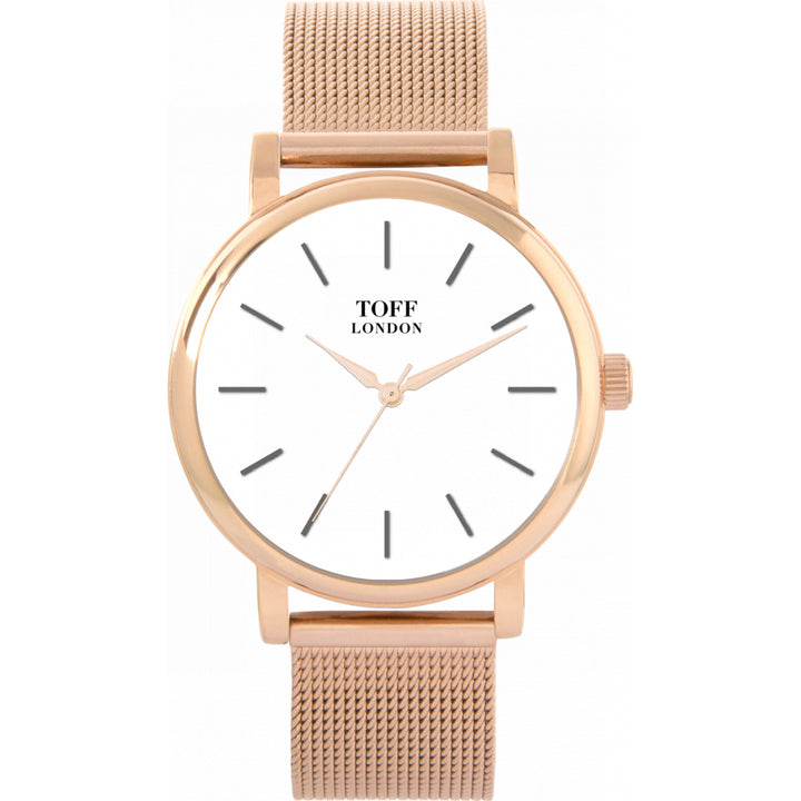 Ladies Traditional White And Silver Watch