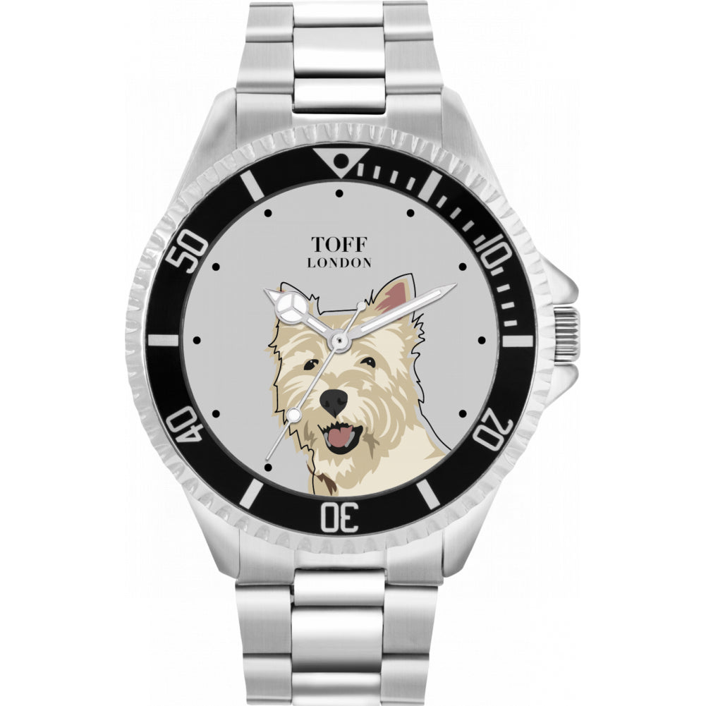 Mens West Highland Terrier Dog Watch