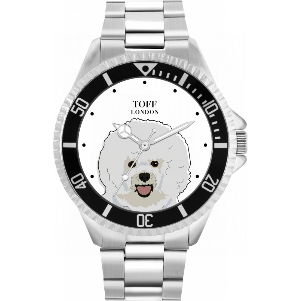 Mens Bichon Frise Dog Watch