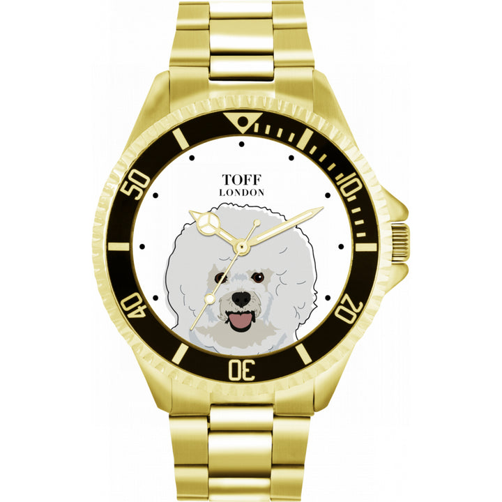 Mens Bichon Frise Dog Watch