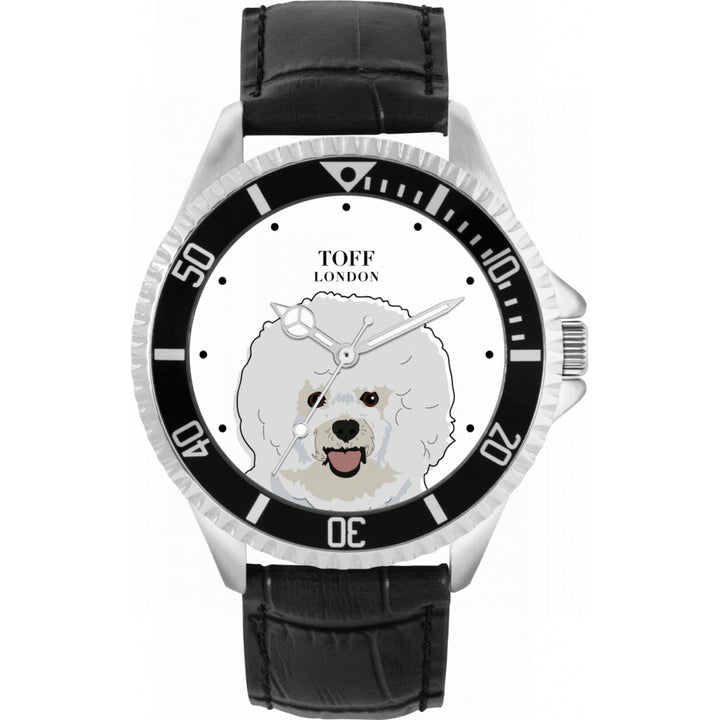 Mens Bichon Frise Dog Watch