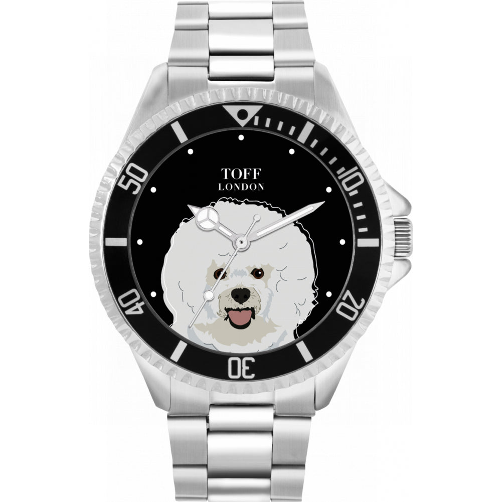 Mens Bichon Frise Dog Watch