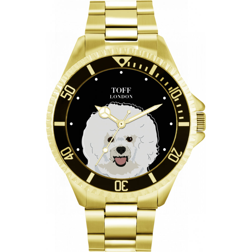 Mens Bichon Frise Dog Watch