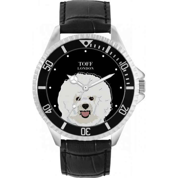 Mens Bichon Frise Dog Watch