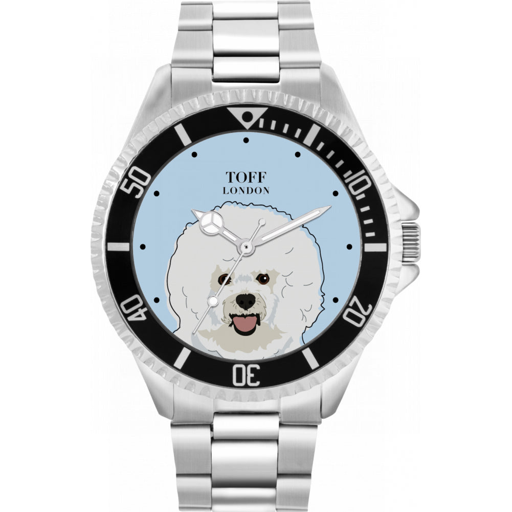 Mens Bichon Frise Dog Watch