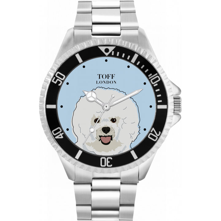 Mens Bichon Frise Dog Watch
