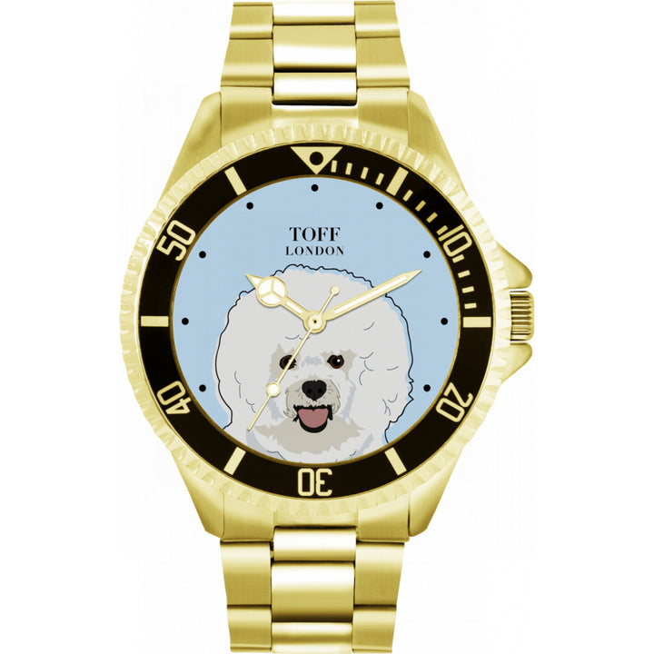 Mens Bichon Frise Dog Watch