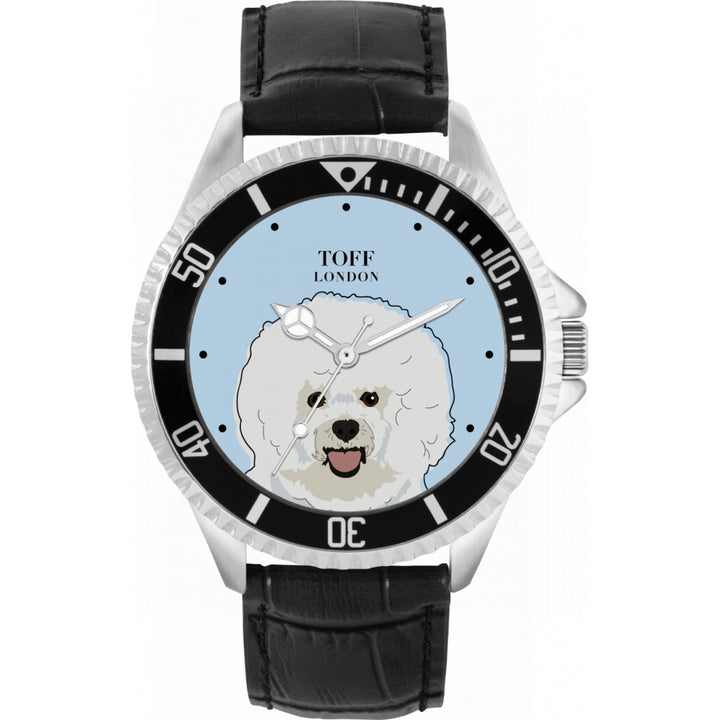 Mens Bichon Frise Dog Watch
