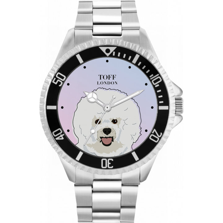 Mens Bichon Frise Dog Watch