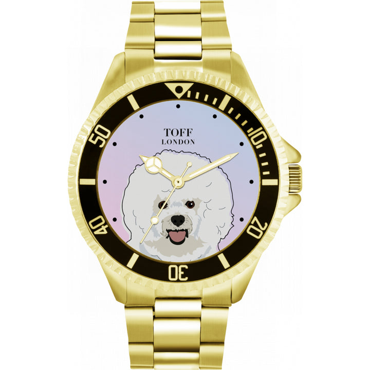 Mens Bichon Frise Dog Watch