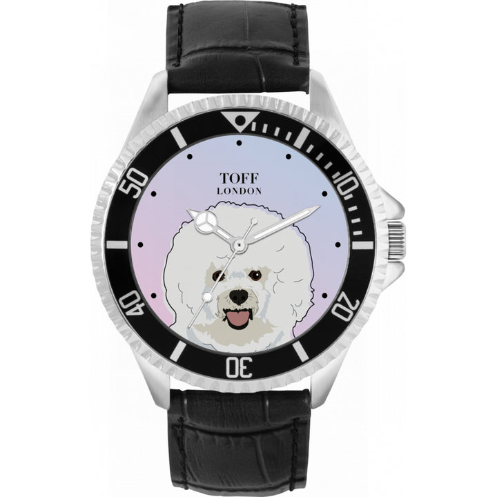 Mens Bichon Frise Dog Watch