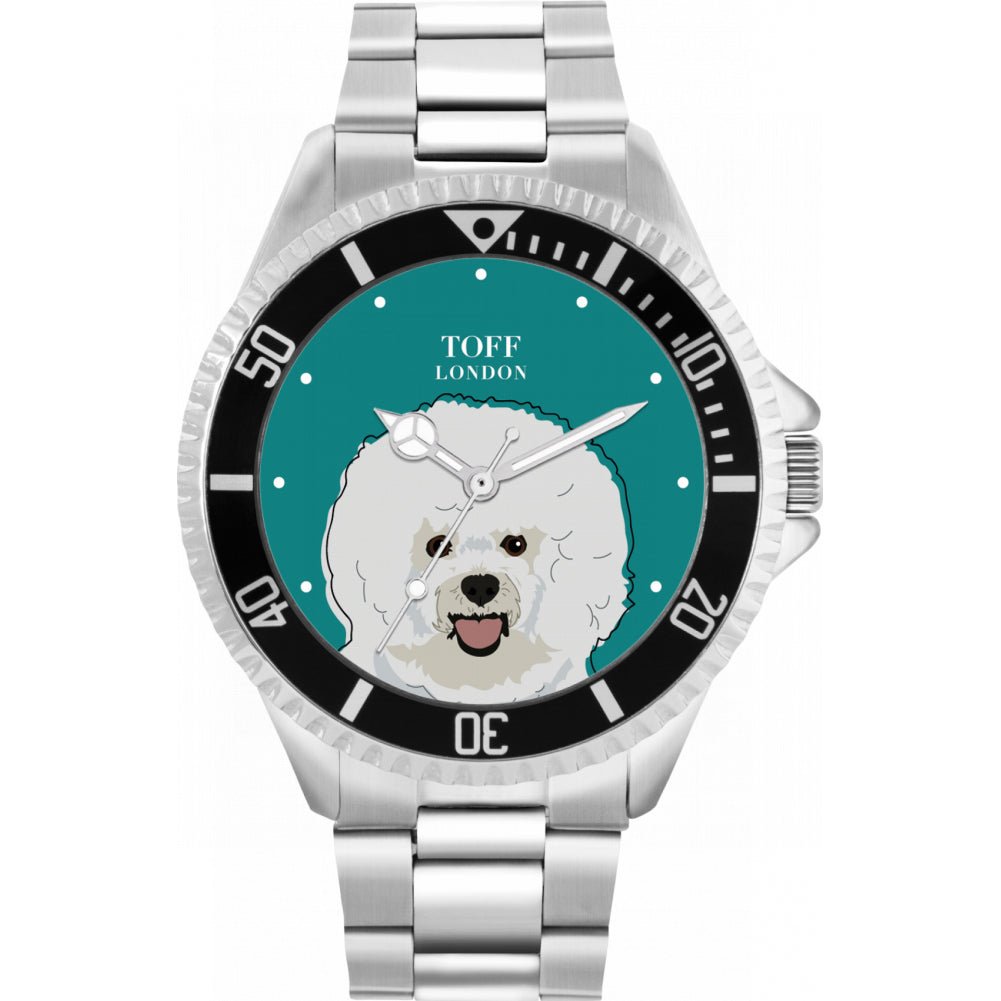 Mens Bichon Frise Dog Watch