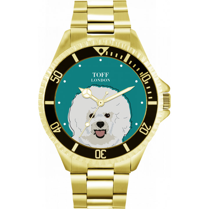 Mens Bichon Frise Dog Watch