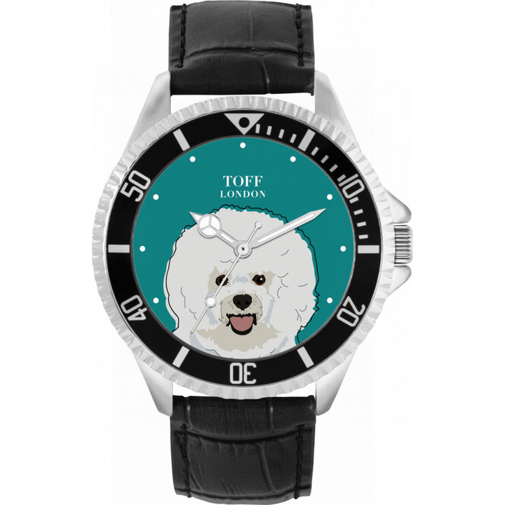 Mens Bichon Frise Dog Watch