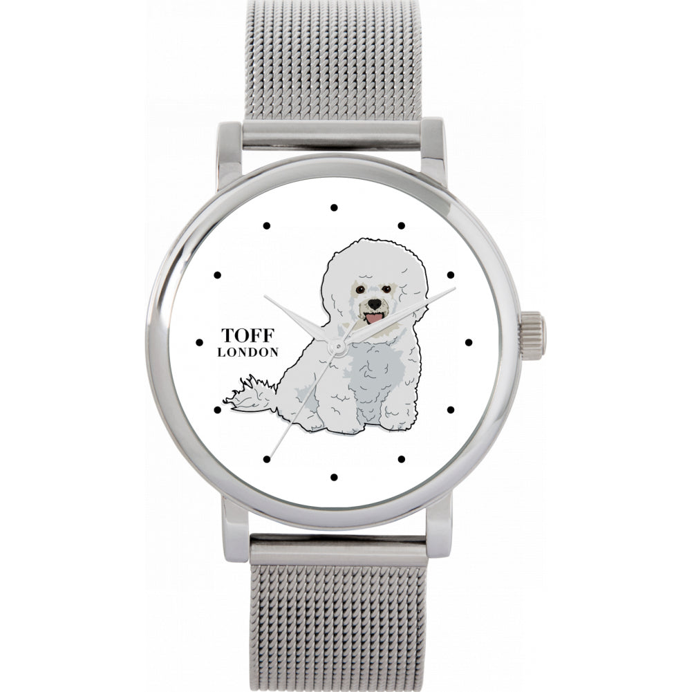 Ladies Bichon Frise Dog Watch