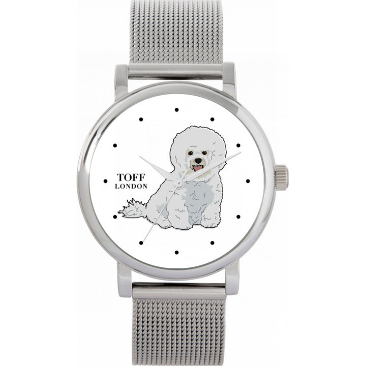 Ladies Bichon Frise Dog Watch