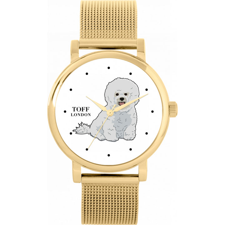 Ladies Bichon Frise Dog Watch