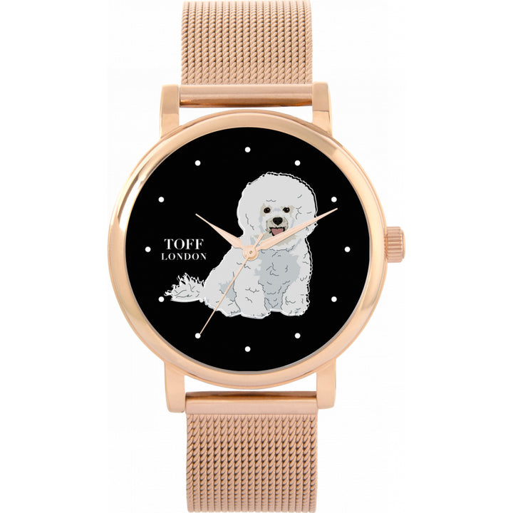 Ladies Bichon Frise Dog Watch