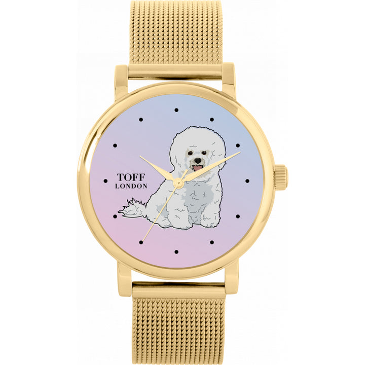 Ladies Bichon Frise Dog Watch