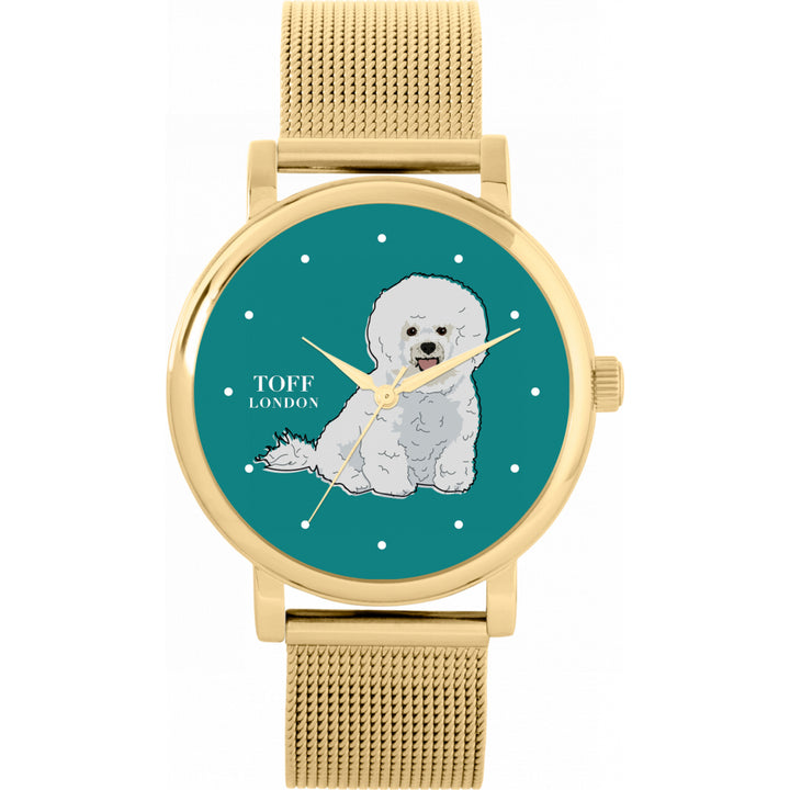 Ladies Bichon Frise Dog Watch