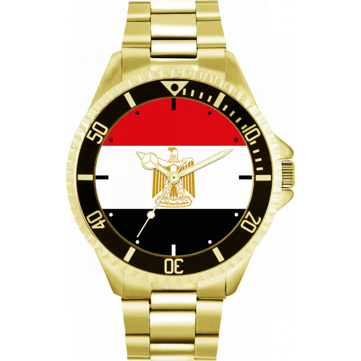 Mens Egypt Flag Watch