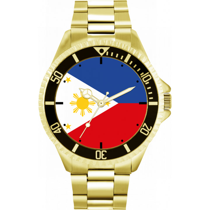 Mens Philippines Flag Watch