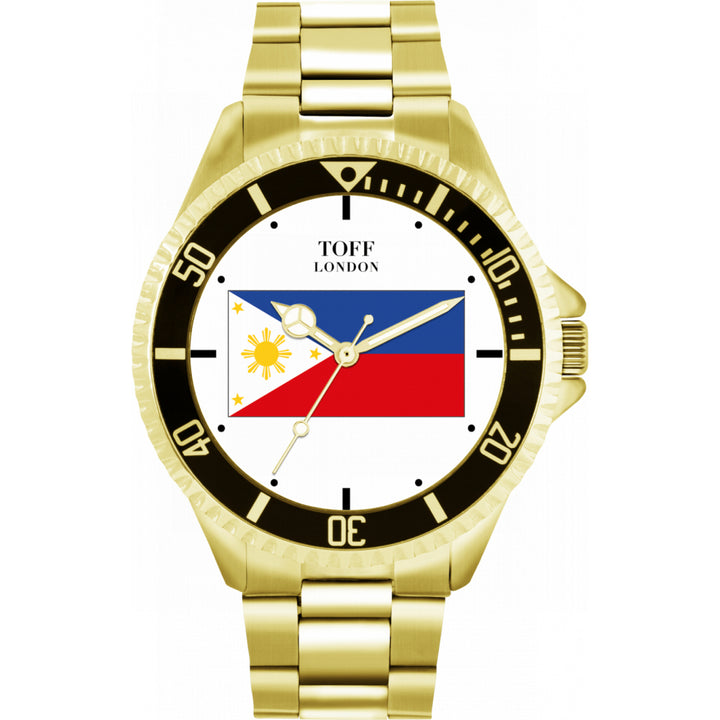 Mens Philippines Flag Watch