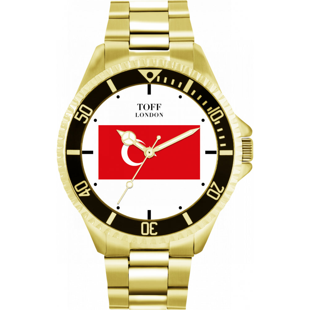 Mens Turkey Flag Watch