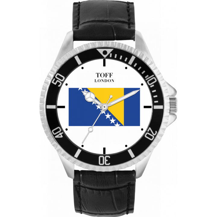 Mens Bosnia and Herzegovina Flag Watch