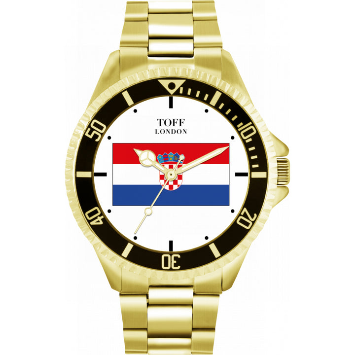 Mens Croatia Flag Watch