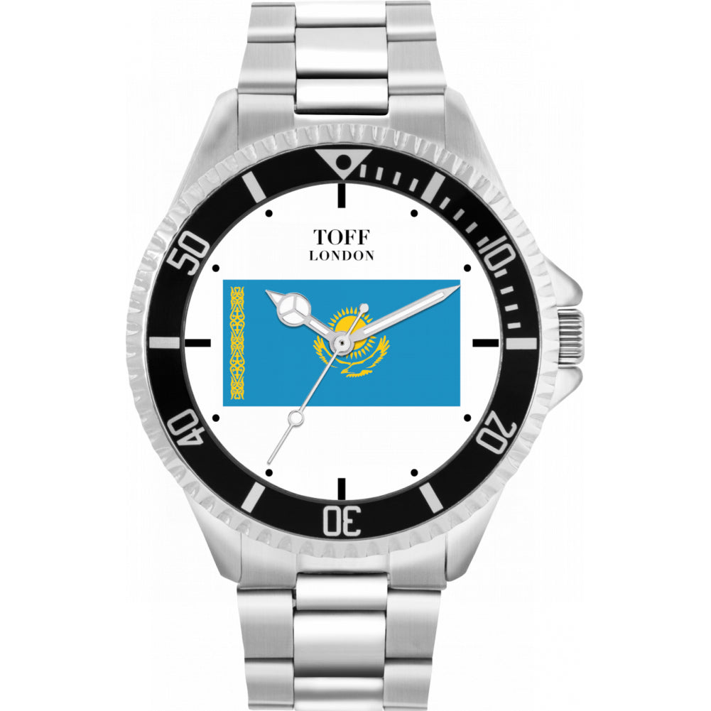 Mens Kazakhstan Flag Watch