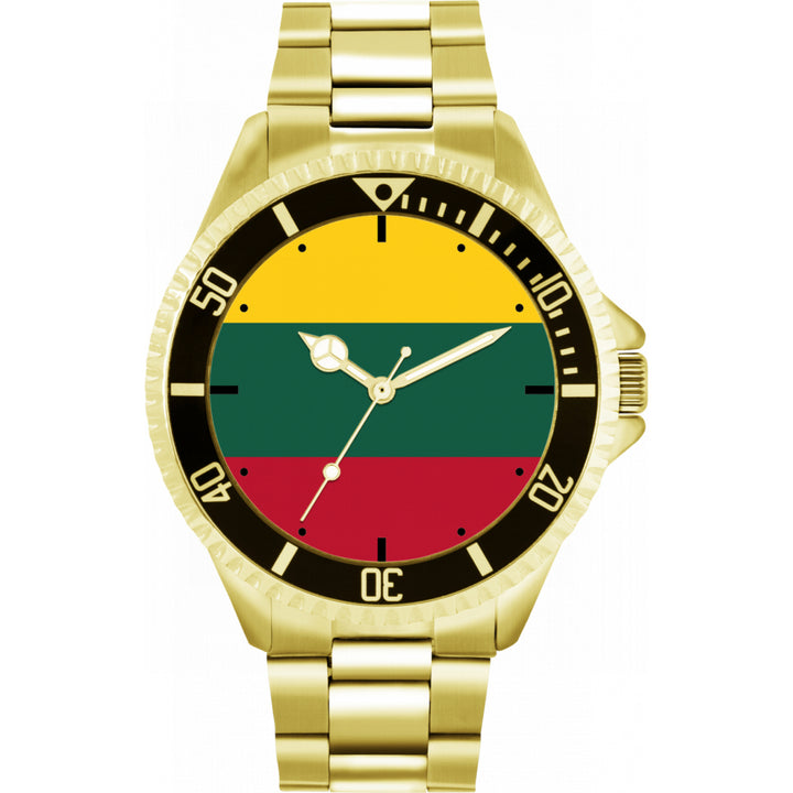 Mens Lithuania Flag Watch