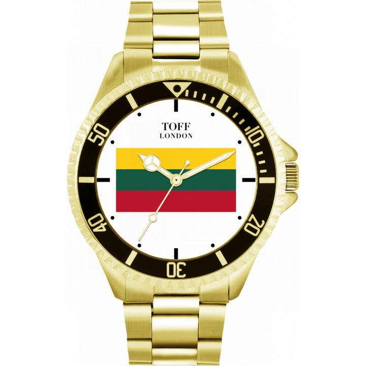 Mens Lithuania Flag Watch